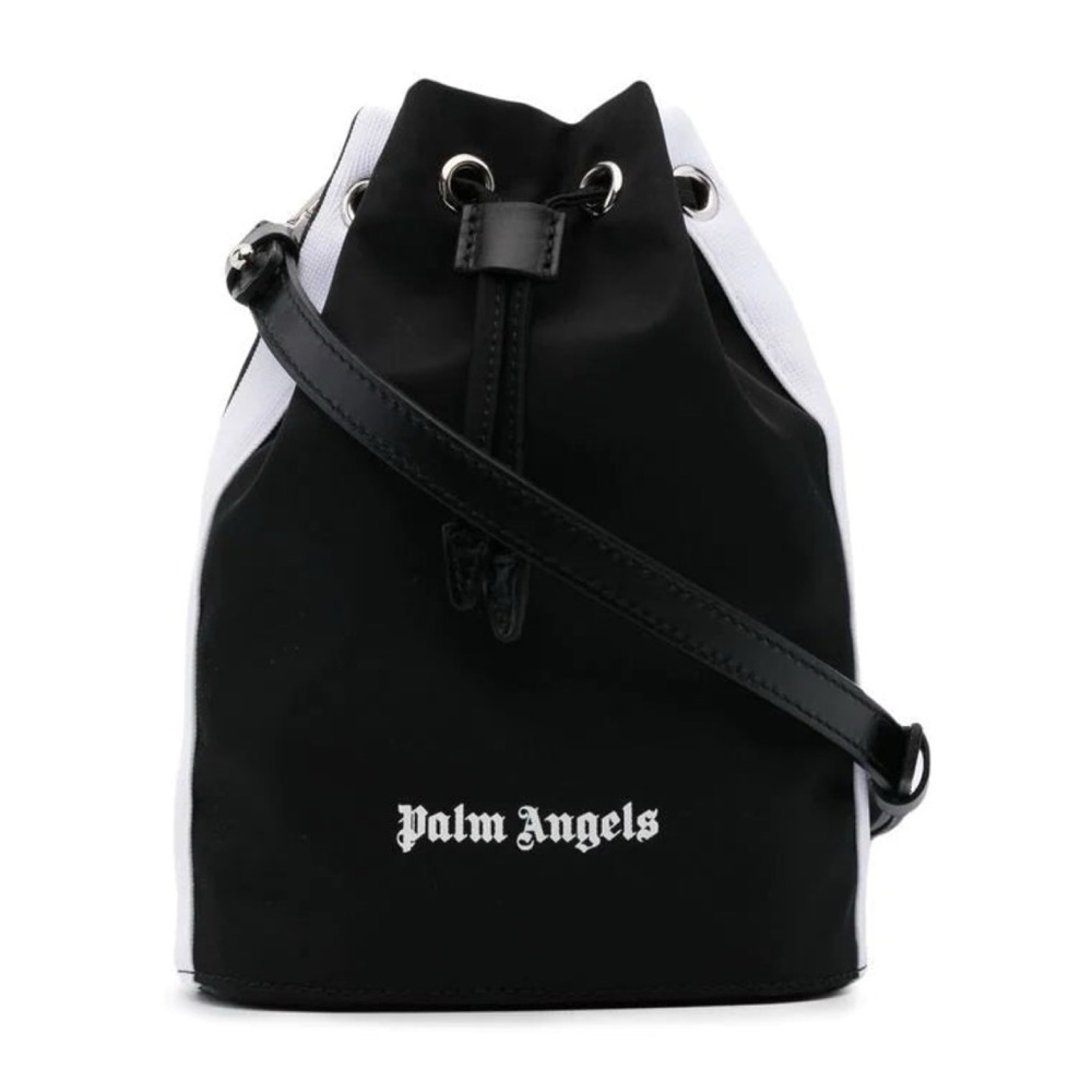 PALM ANGELS Venice Track Drawstring Bucket Bag, Authentic, NWT